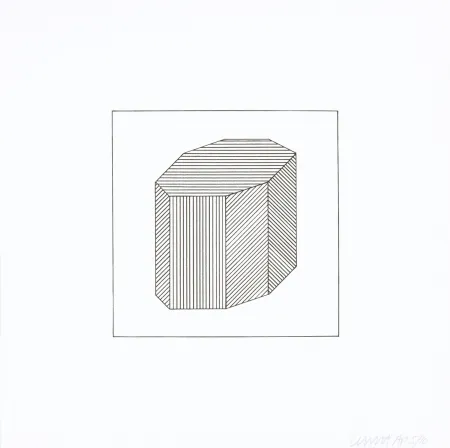 Serigrafia Lewitt - Twelve Forms Derived From a Cube 44