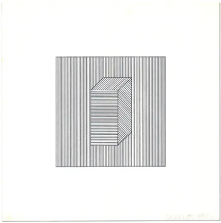 Serigrafia Lewitt - Twelve Forms Derived from a Cube (Set of 48) (1)