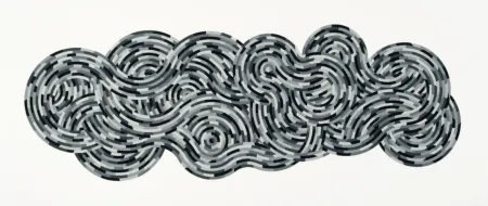 Múltiplo Lewitt - Whirls and Twirls (Black)