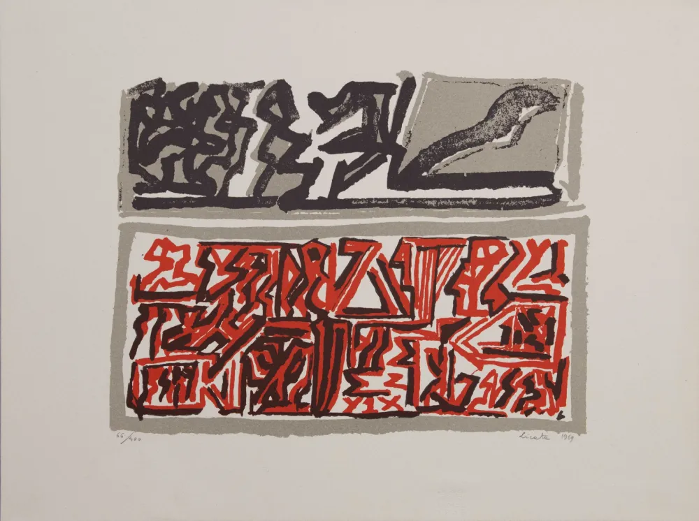 Litografia Licata - Omaggio a Maderna