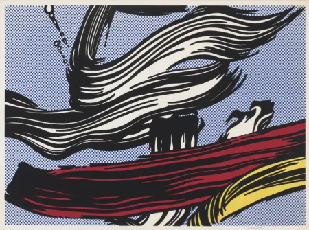 Serigrafia Lichtenstein - Brushstrokes