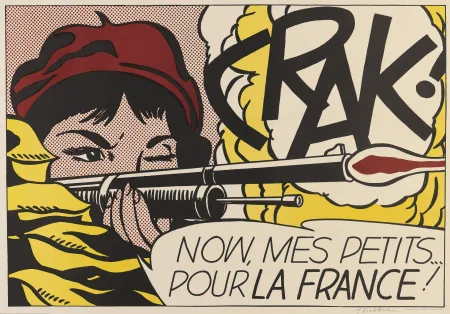 Litografia Lichtenstein - Crak! (Corlett II.2.)