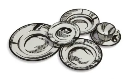 Cerâmica Lichtenstein - Dinnerware: One Setting, 