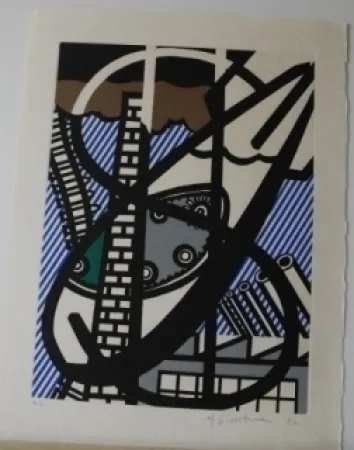 Água-Forte E Água-Tinta Lichtenstein - From la nouvelle chute de l'amerique