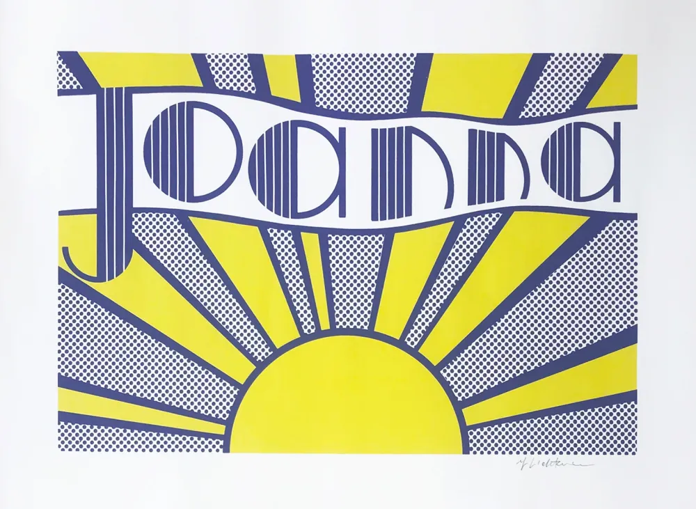 Litografia Lichtenstein - Joanna (C. III.24)