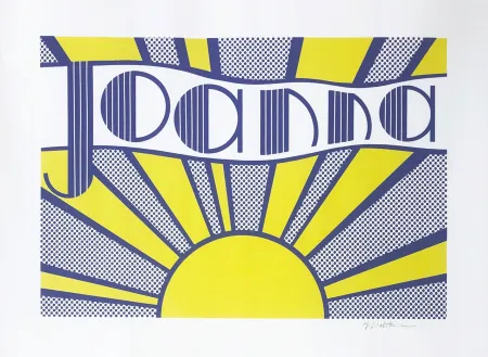 Litografia Lichtenstein - Joanna (C. III.24)