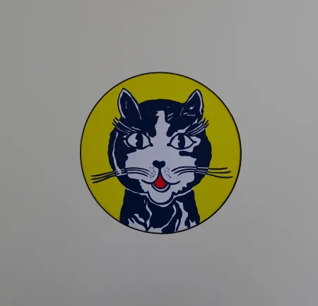Serigrafia Lichtenstein - Laughing cat