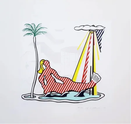 Litografia Lichtenstein - Mermaid C.158