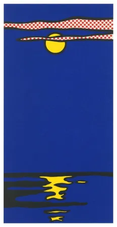 Serigrafia Lichtenstein - Moonscape