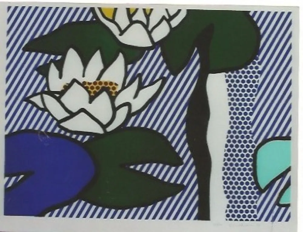 Litografia Lichtenstein - Nympheas - Water Lilies