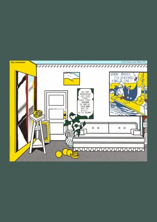 Litografia Lichtenstein - Roy Lichtenstein: 'Artist's Studio - Look Mickey' 1982 Offset-lithograph