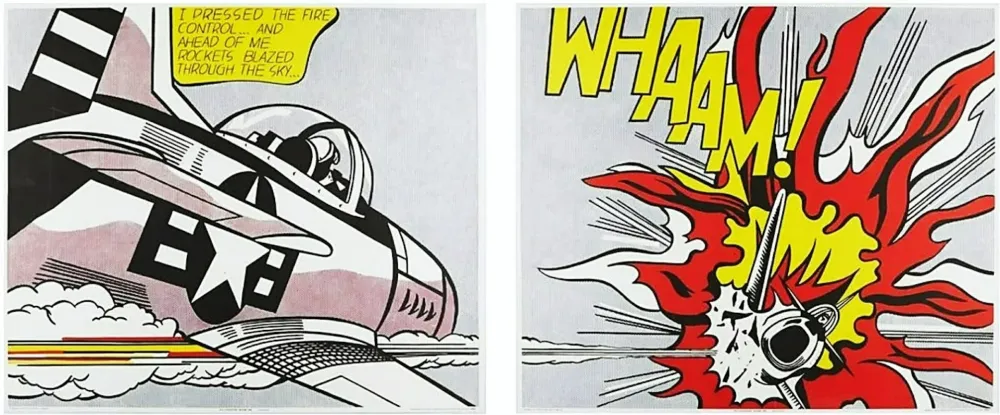 Litografia Lichtenstein - Whaam!