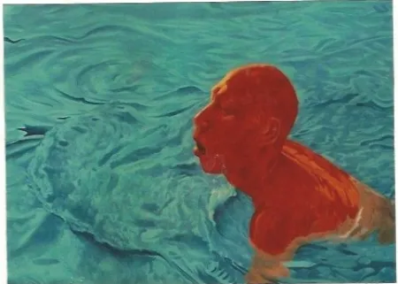 Serigrafia Lijun - Untitled no. 2