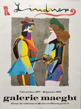 Cartaz Lindner - Galerie Maeght