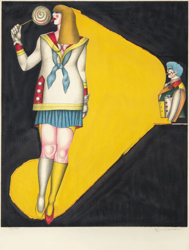 Litografia Lindner - Lolly Pop