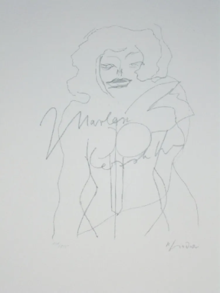Litografia Lindner - Marylin was here 12