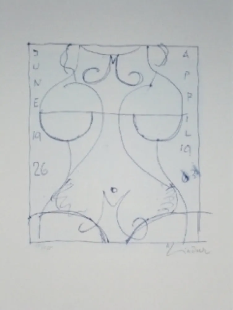 Litografia Lindner - Marylin was here 17