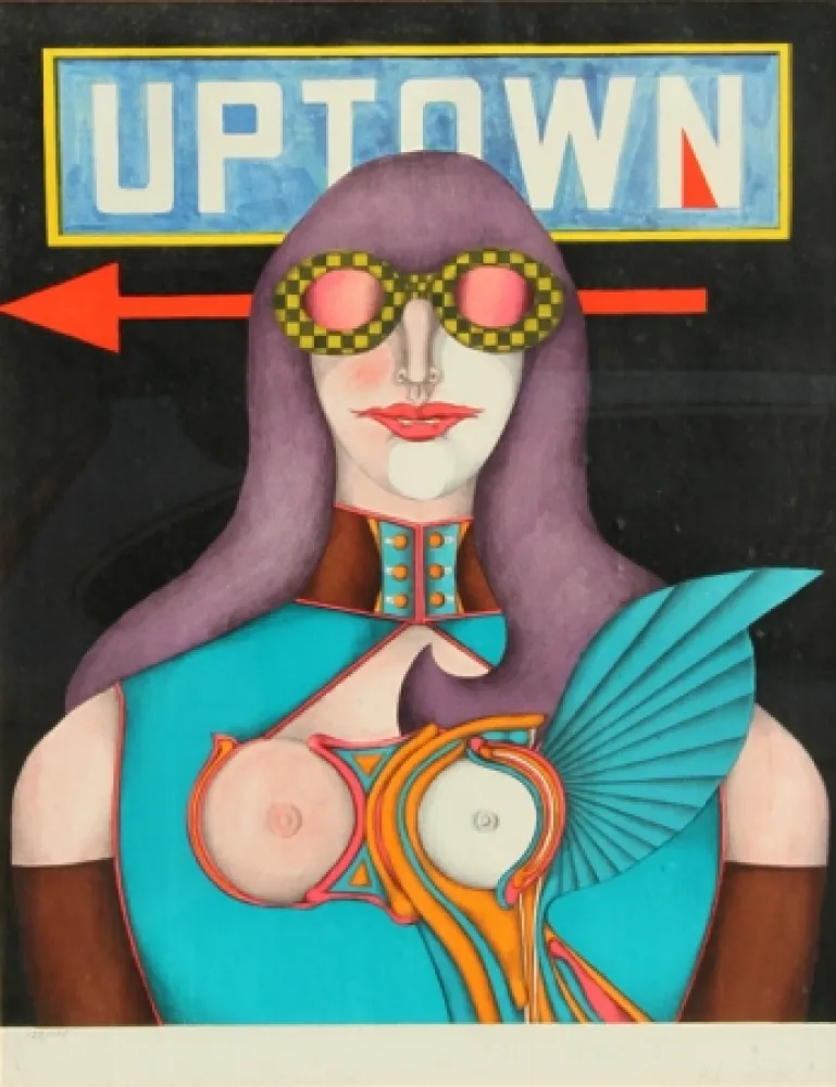 Litografia Lindner - Uptown