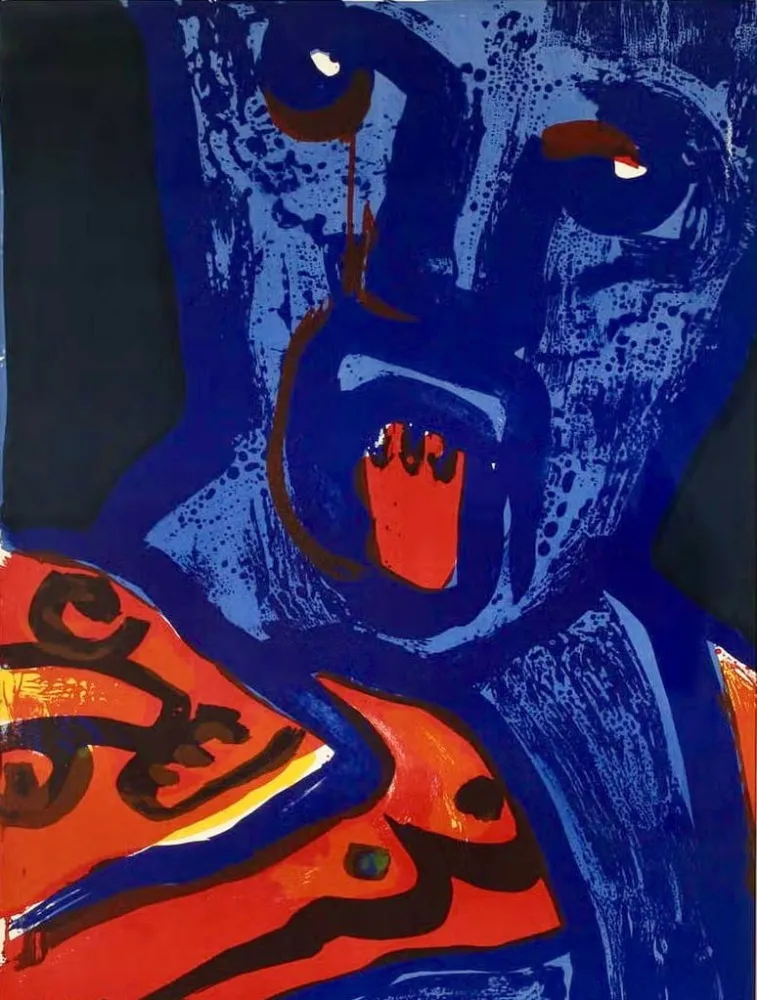 Litografia Lindstrom - Cry