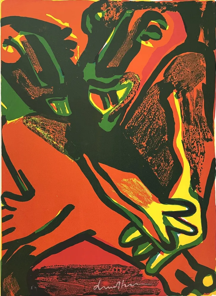 Litografia Lindstrom - Sans Titre