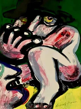 Litografia Lindstrom - Snowman - E.A. III/X