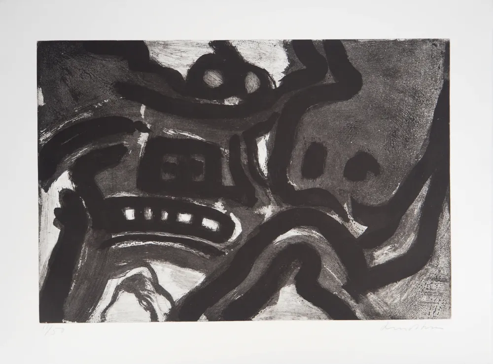 Água-Tinta Lindstrom - Symboles abstraits