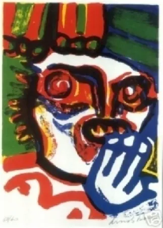 Litografia Lindstrom - Tête