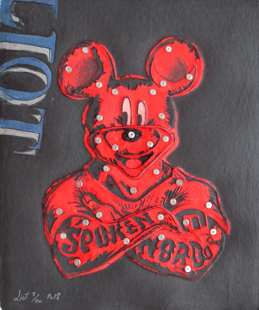 Gravura Liot - MICKEY (ROUGE)