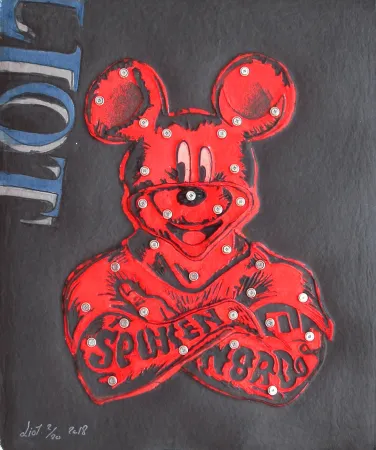 Gravura Liot - MICKEY (ROUGE)
