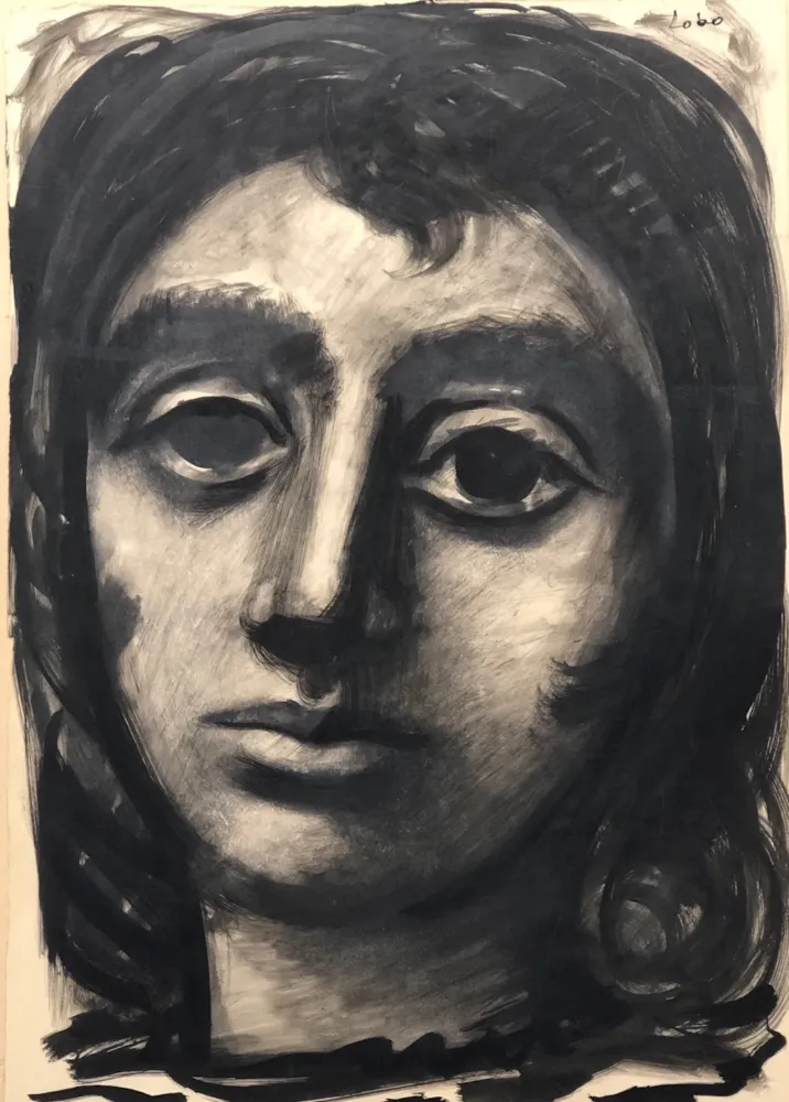 Sem Técnica Lobo - Estudio cabeza de mujer