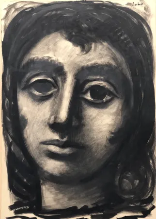 Sem Técnica Lobo - Estudio cabeza de mujer