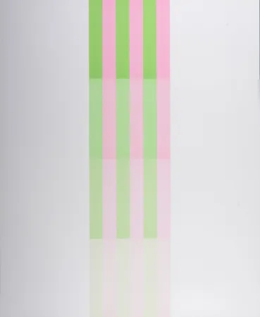 Litografia Lohse - Farbstreifen - Hand-signed