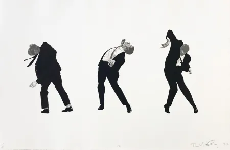 Litografia Longo - Men in the Cities, Tokyo, Seibu Department Stores, Ltd. I