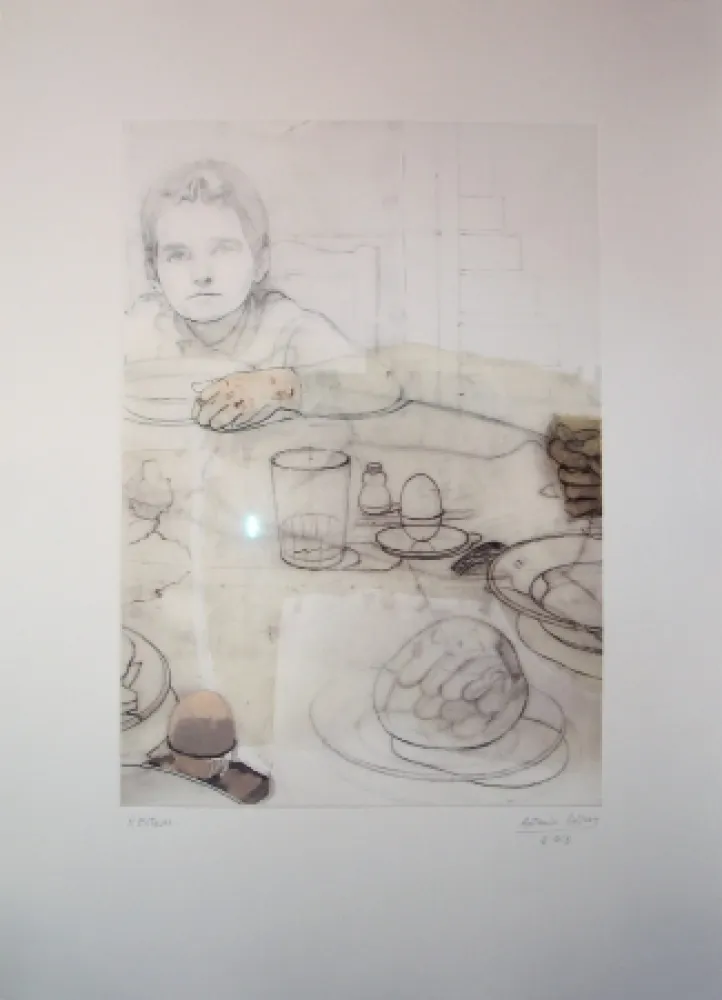 Água-Forte Lopez - La cena