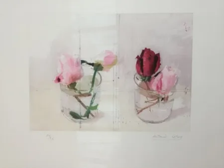 Gravura Lopez - Rosas de invierno I