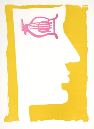 Xilogravura Lorjou - Orphée, 1965