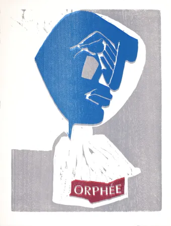 Xilogravura Lorjou - Orphée, 1965