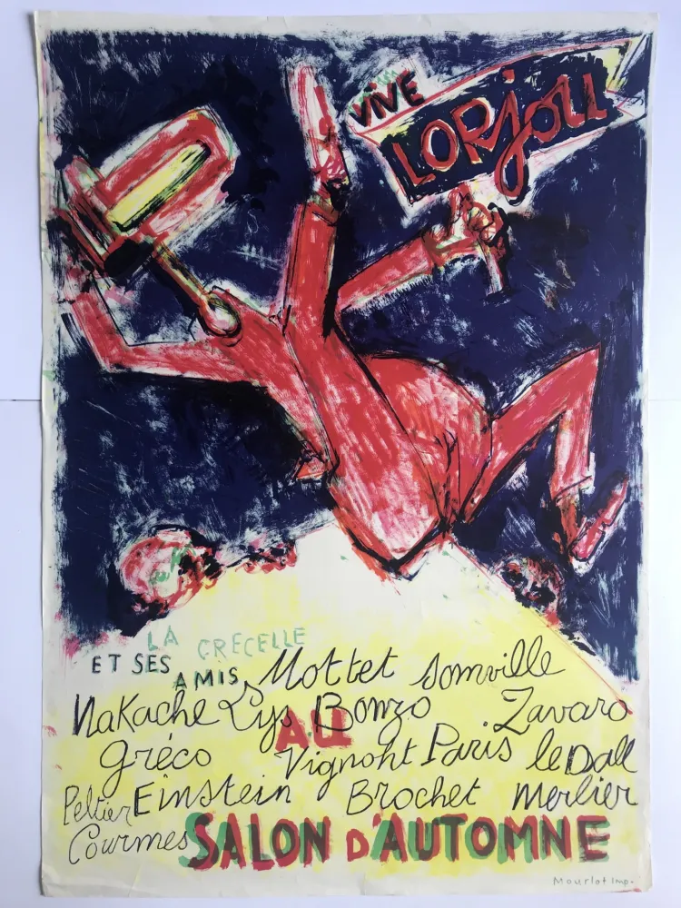 Cartaz Lorjou - Vive Lorjou / Salon d'automne