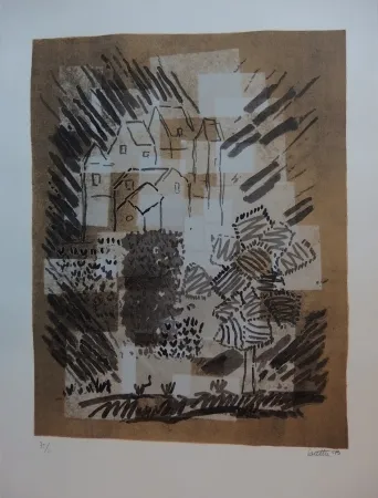 Litografia Louttre - Le petit pays