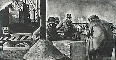 Litografia Lozowick - Dead End