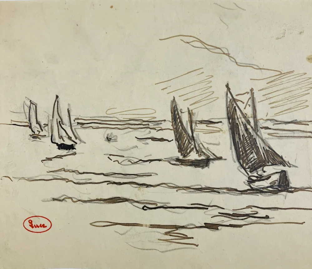 Sem Técnica Luce - La Régate. Vers 1900. 