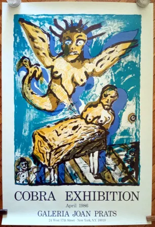 Cartaz Lucebert - COBRA EXHIBITION 