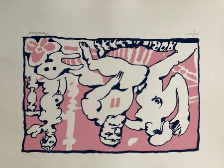 Serigrafia Lucebert - Die Olympiker