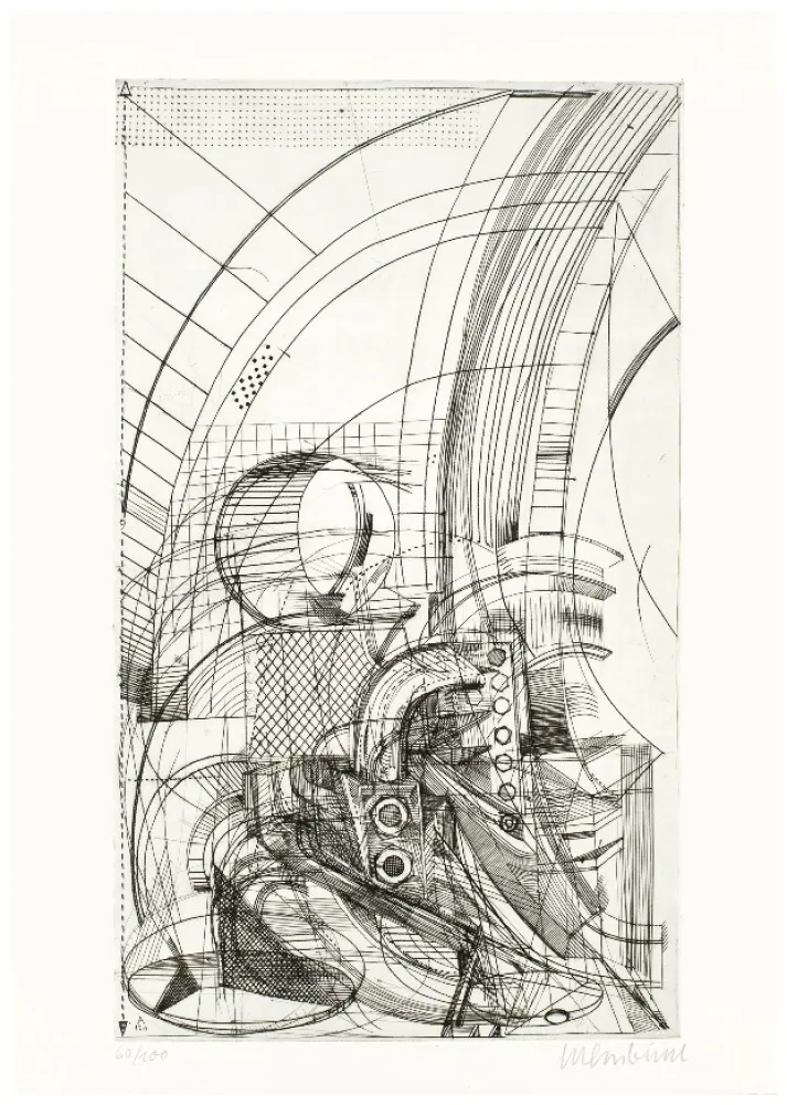 Gravura Luginbühl - Plan für Pegasus