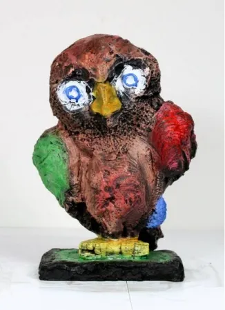 Sem Técnica Lüpertz - Eule der Athene