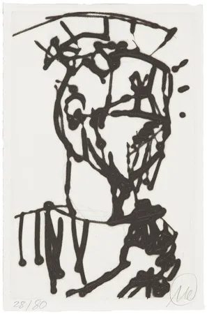 Ponta-Seca Lüpertz - Ohne Titel