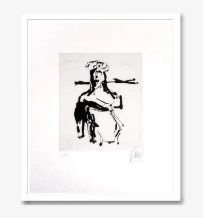 Gravura Lüpertz - Ohne titel