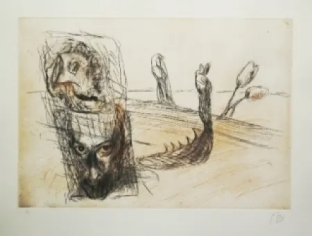 Gravura Lüpertz - Vanitas 1