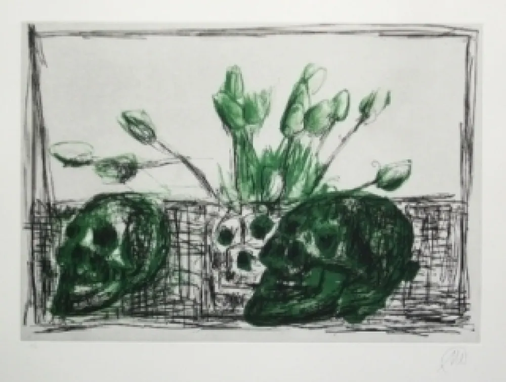 Gravura Lüpertz - Vanitas 2