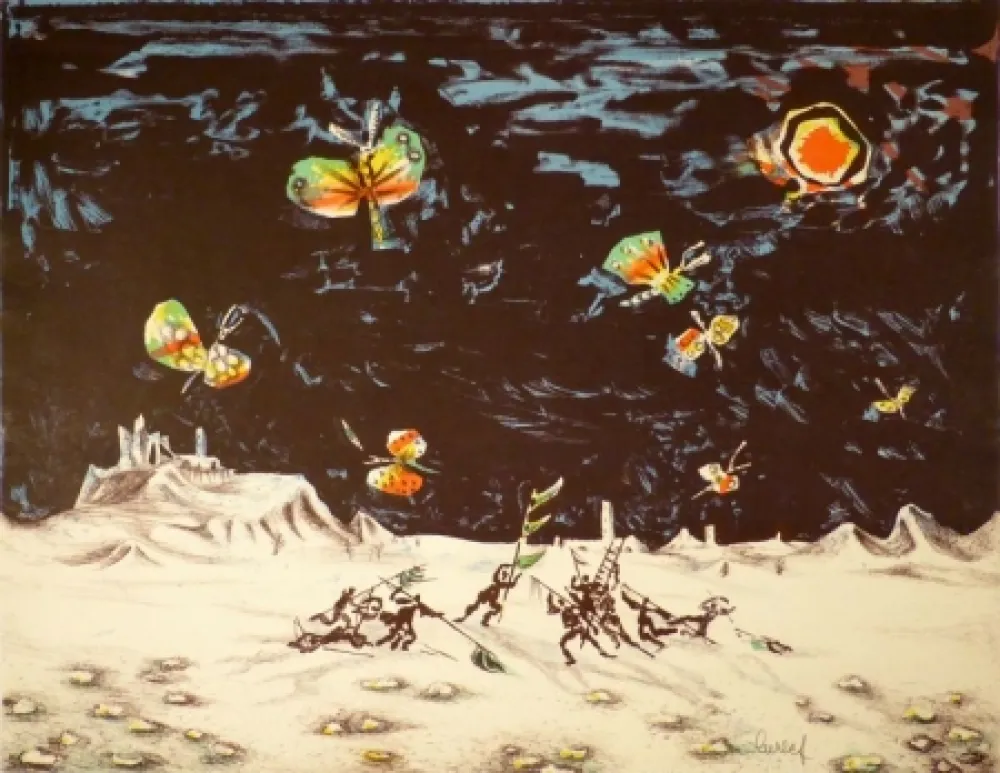 Litografia Lurcat - (Krieg und Frieden)